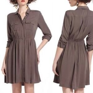 ANTHROPOLOGIE MAEVE Women’s Dakota Utility Style Shirt Dress medium